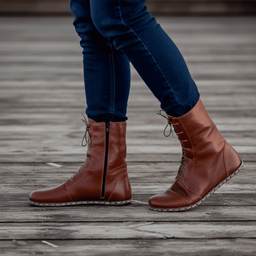 Barefoot Classic Brown Ankle Boots Men