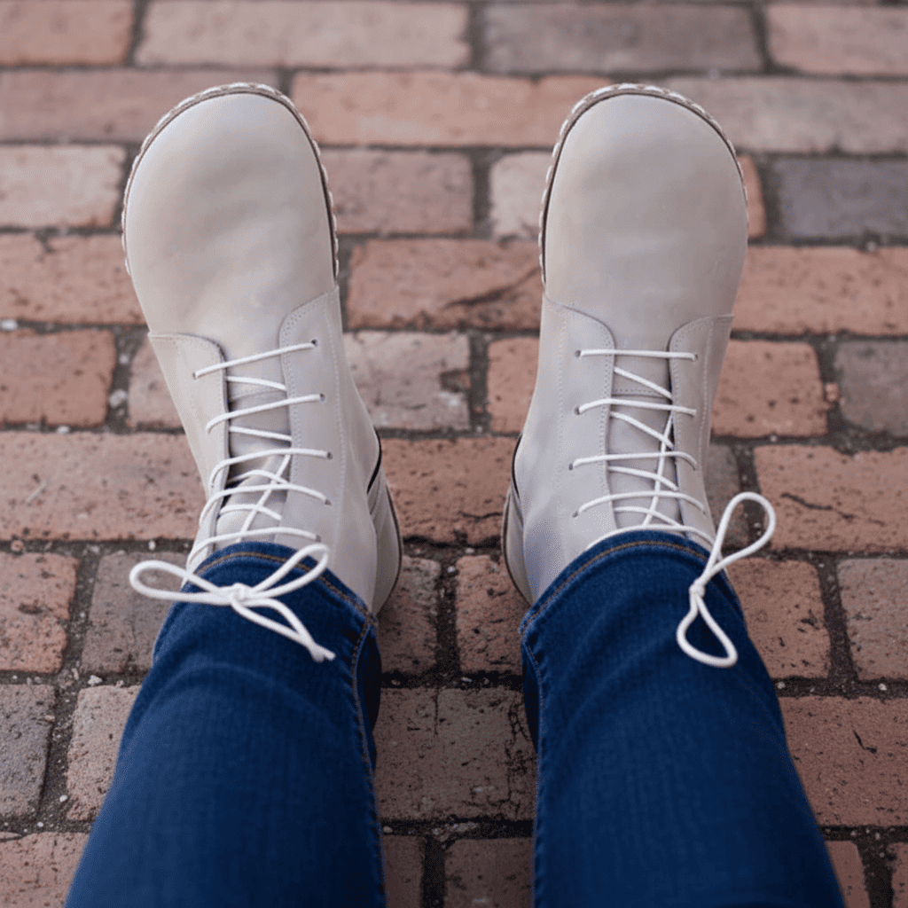 Barefoot Beige Ankle Boots Men