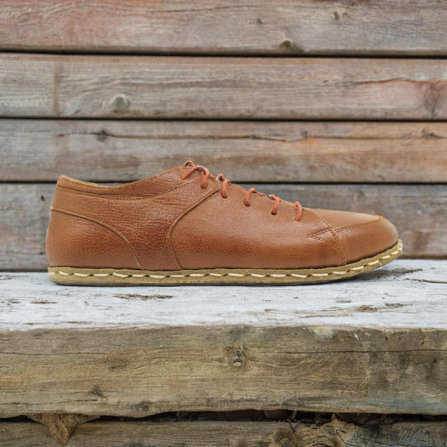 Brown Barefoot Sneakers Men