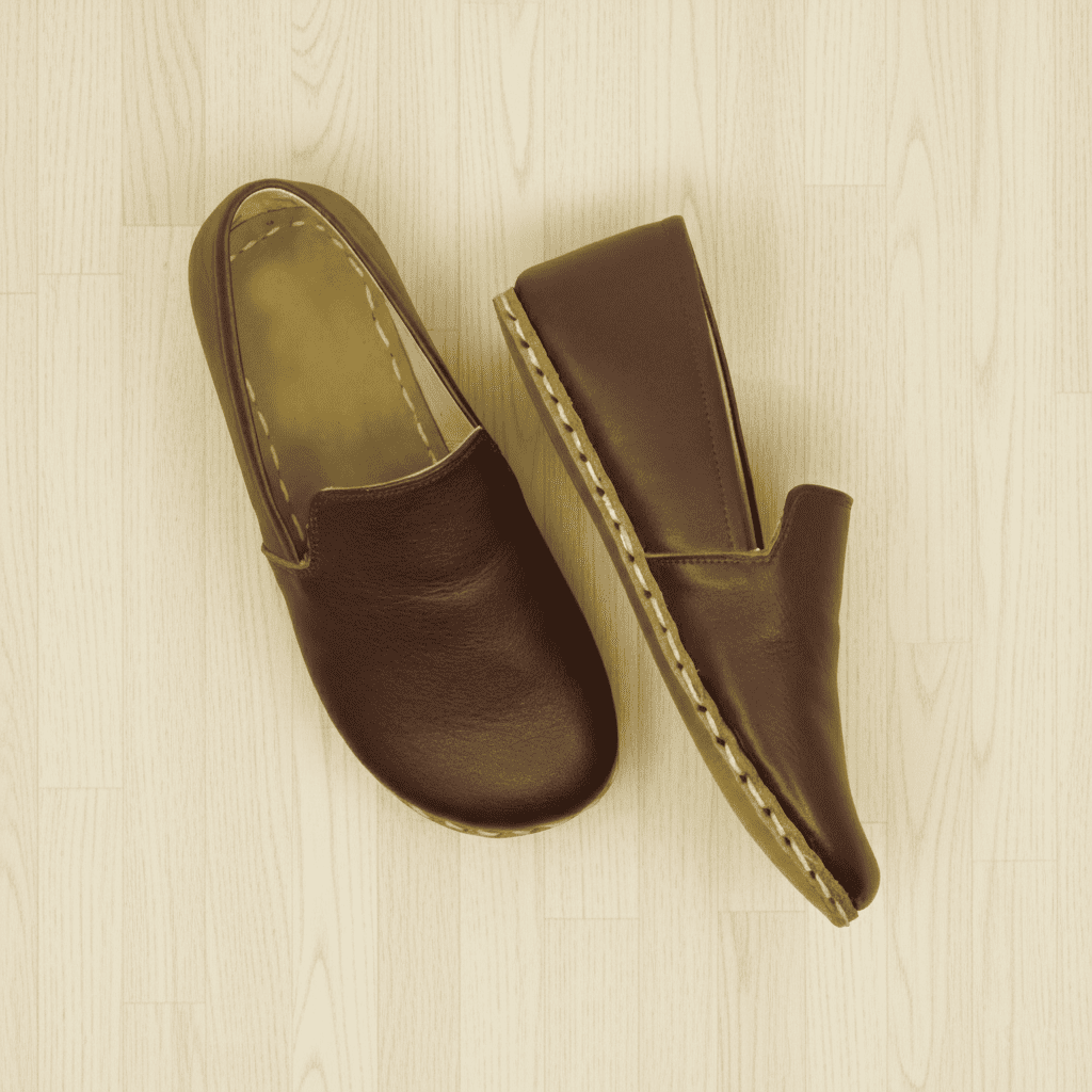 Dark Brown Barefoot Loafers Men