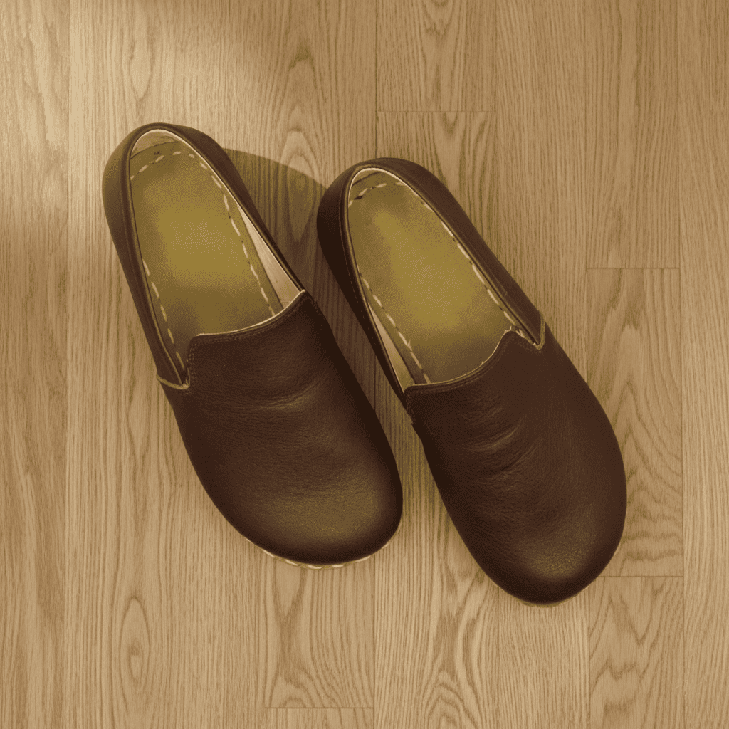 Dark Brown Barefoot Loafers Men