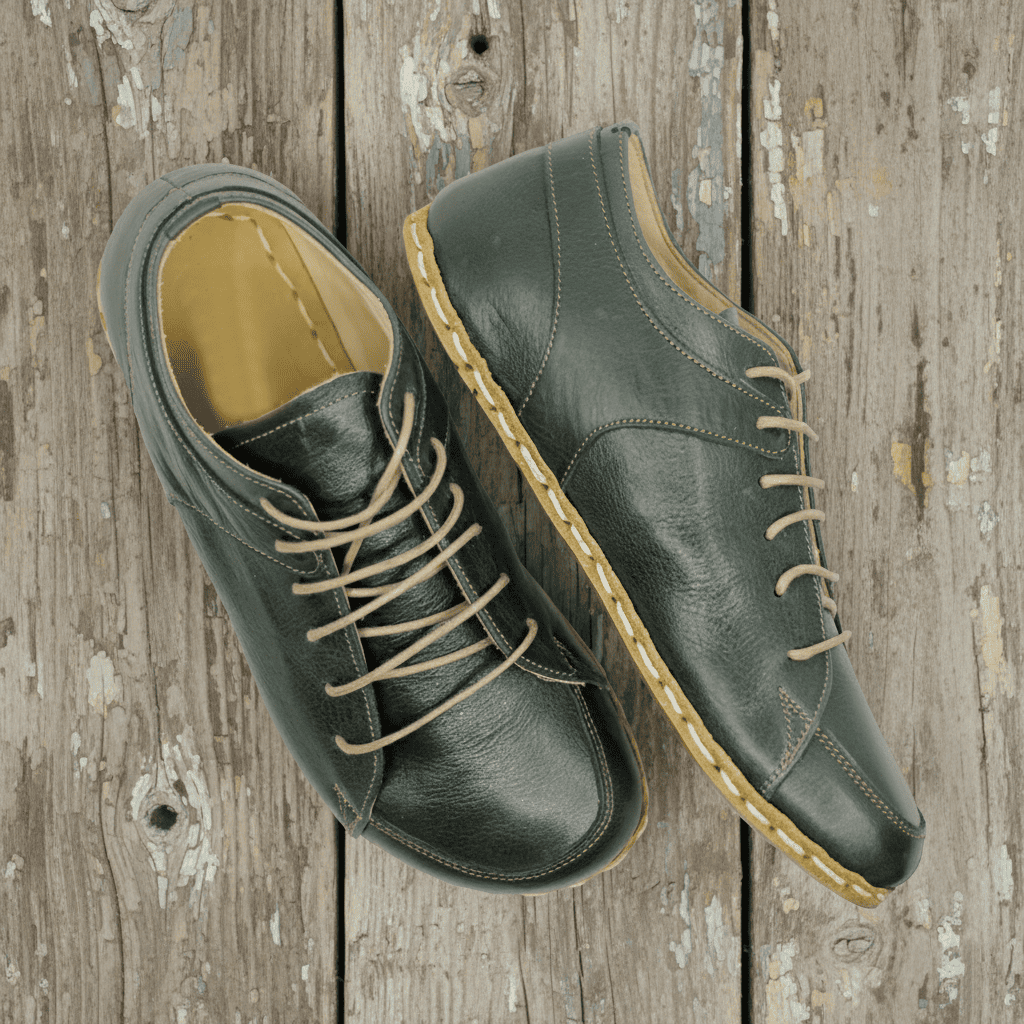 Green Barefoot Sneakers Men
