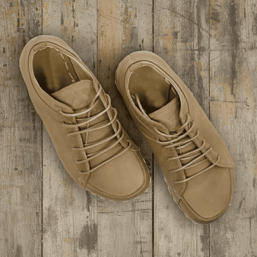Light Brown Barefoot Sneakers Men