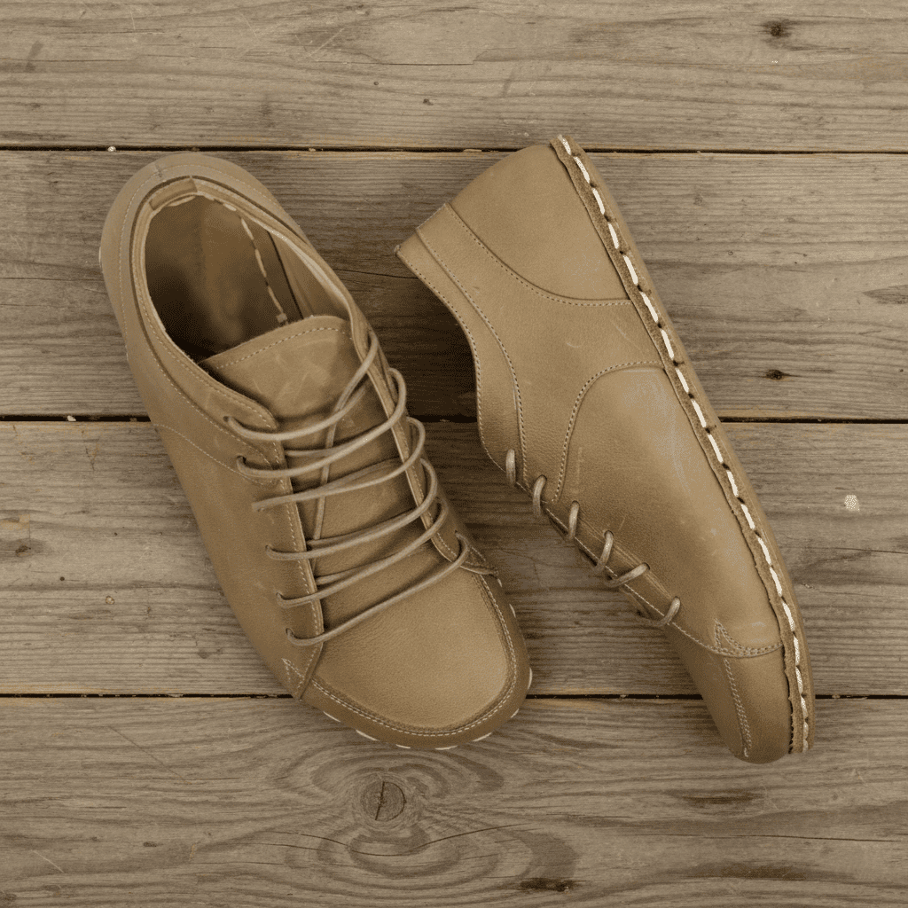 Light Brown Barefoot Sneakers Men