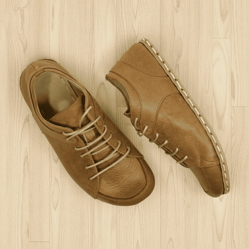 Matte Brown Barefoot Sneakers Men