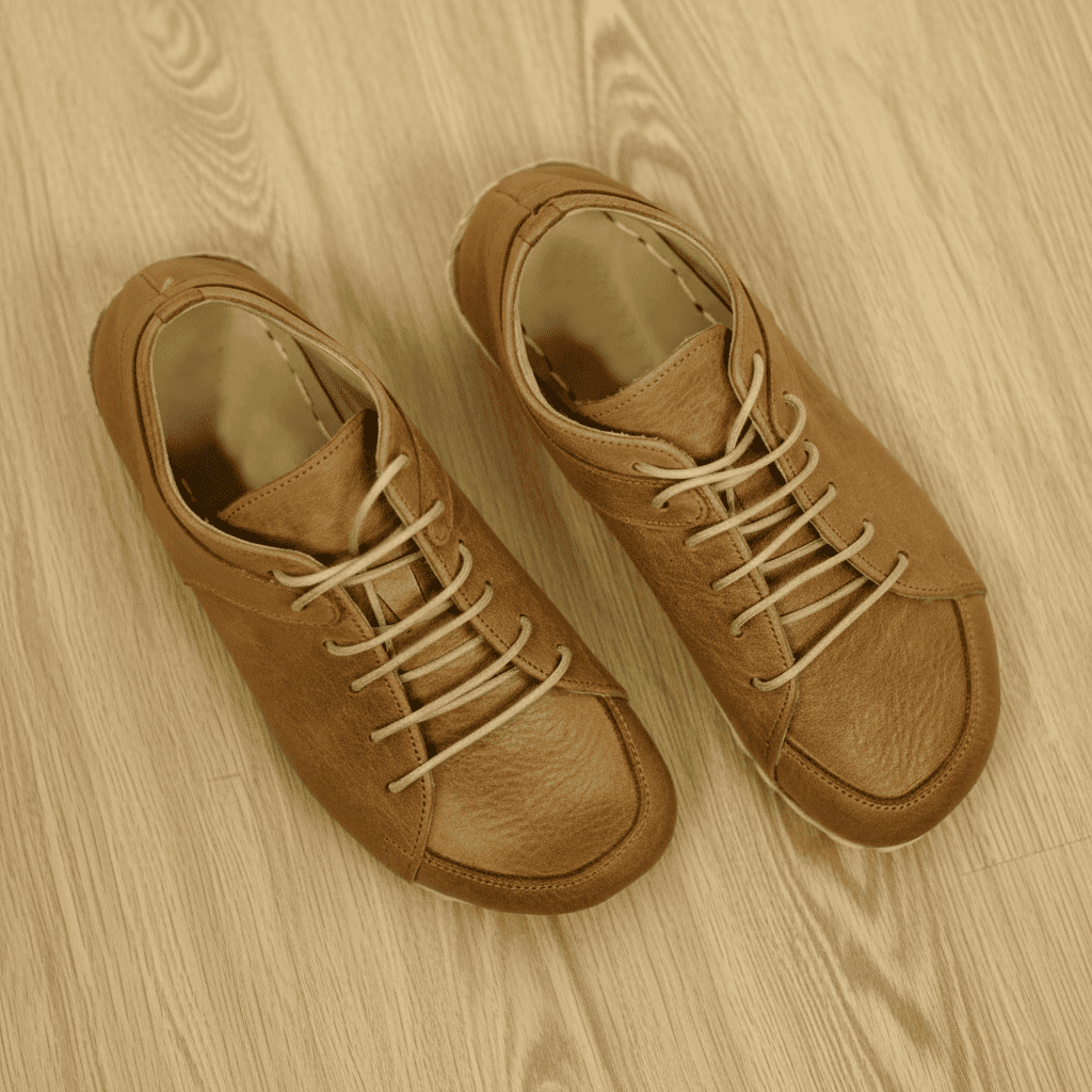 Matte Brown Barefoot Sneakers Men