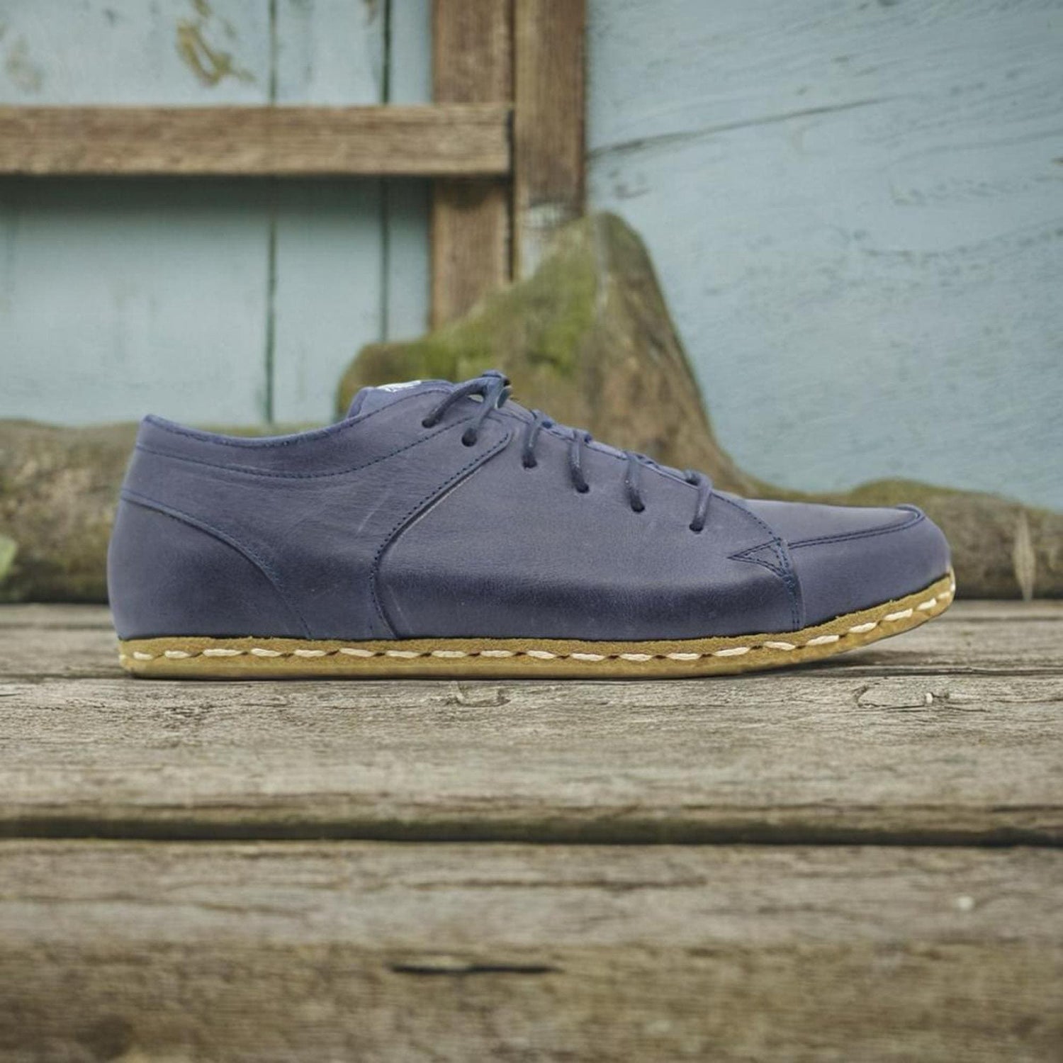 Navy Blue Barefoot Sneakers Men