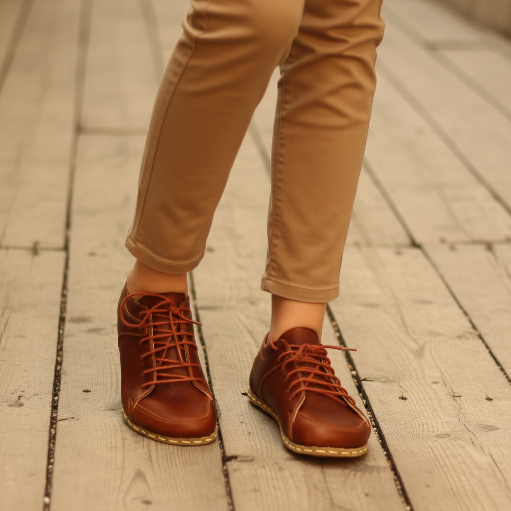 Women Barefoot Classic Brown Sneakers