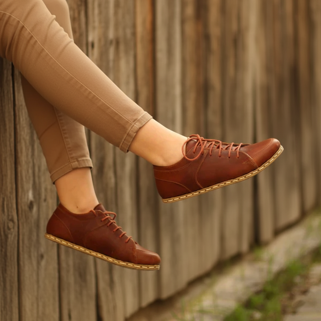 Women Barefoot Classic Brown Sneakers