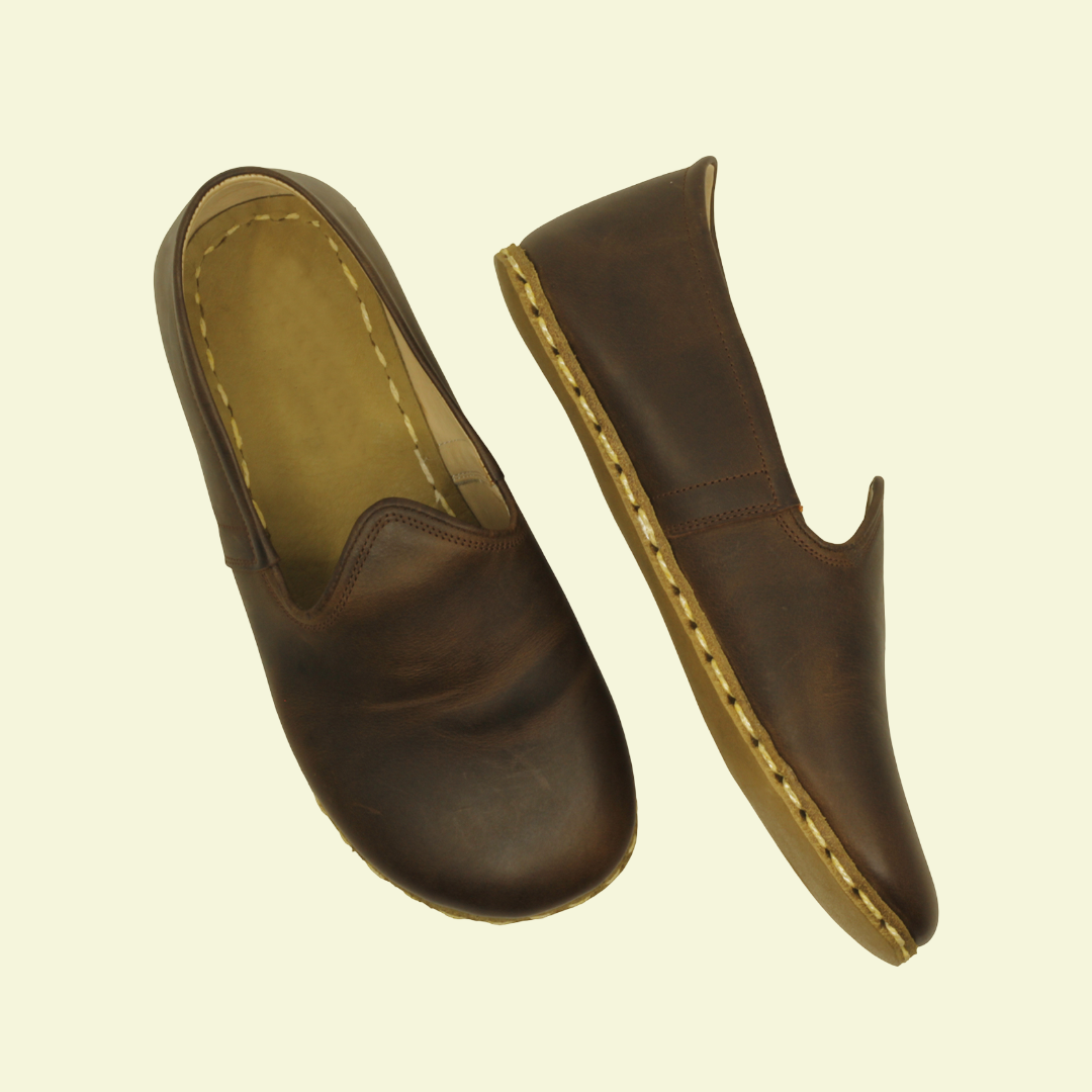 Women Barefoot Coffee Brown Slip On Shoes