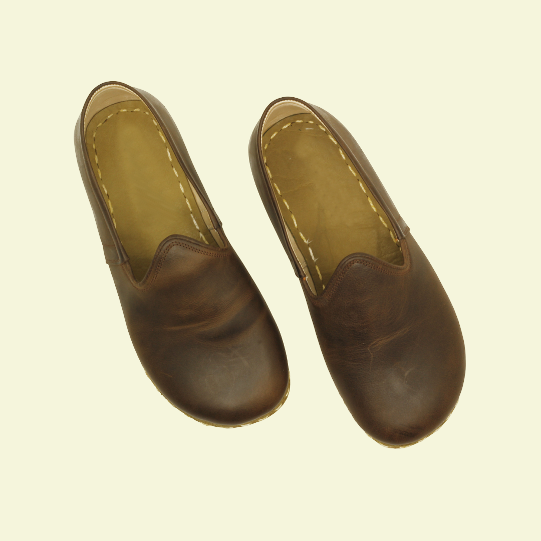 Women Barefoot Coffee Brown Slip On Shoes