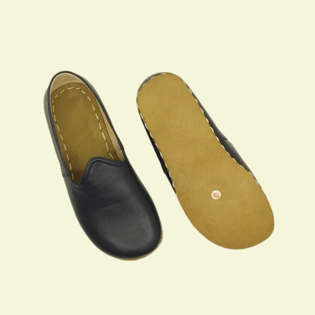 Women Barefoot Dark Blue Slip On Shoes