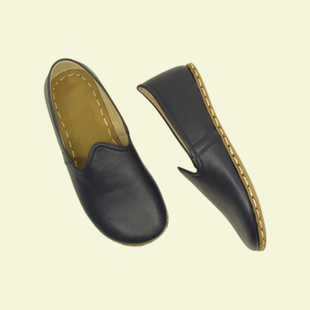 Women Barefoot Dark Blue Slip On Shoes