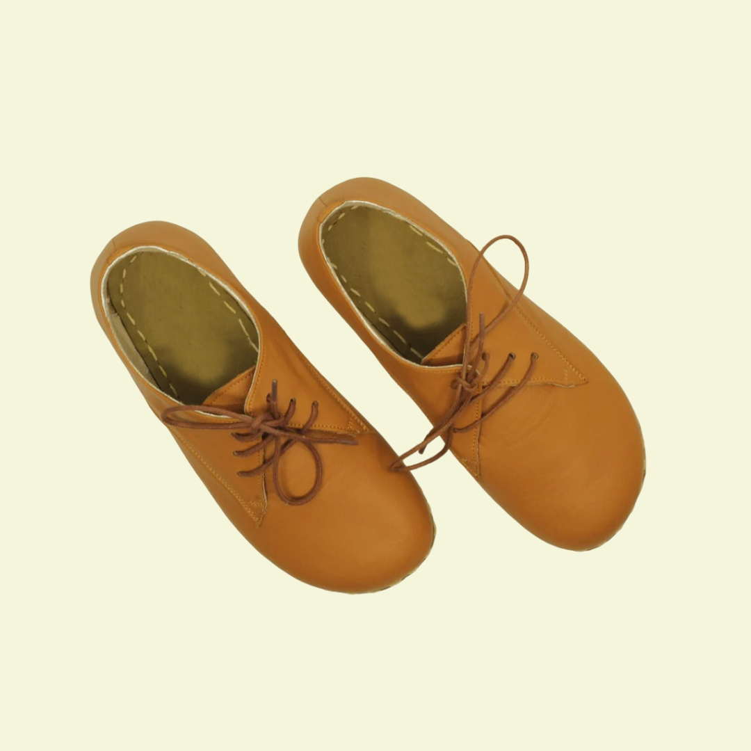 Women Barefoot Cocoa Brown Oxford Shoes