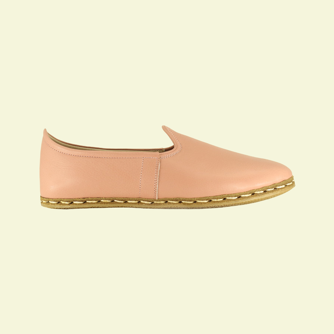 Women Barefoot Pink Slip On Shoes