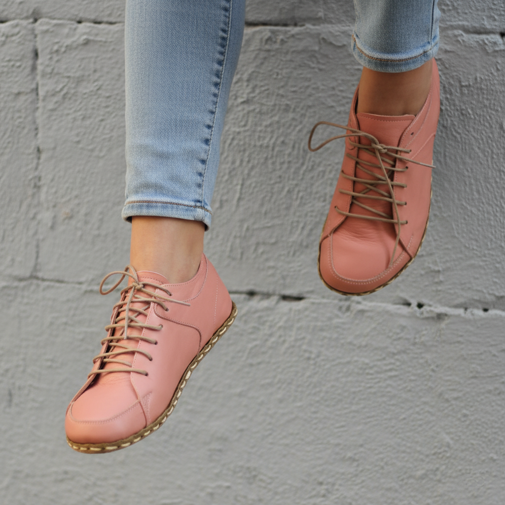 Women Barefoot Pink Sneakers