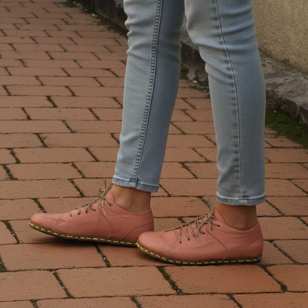 Women Barefoot Pink Sneakers
