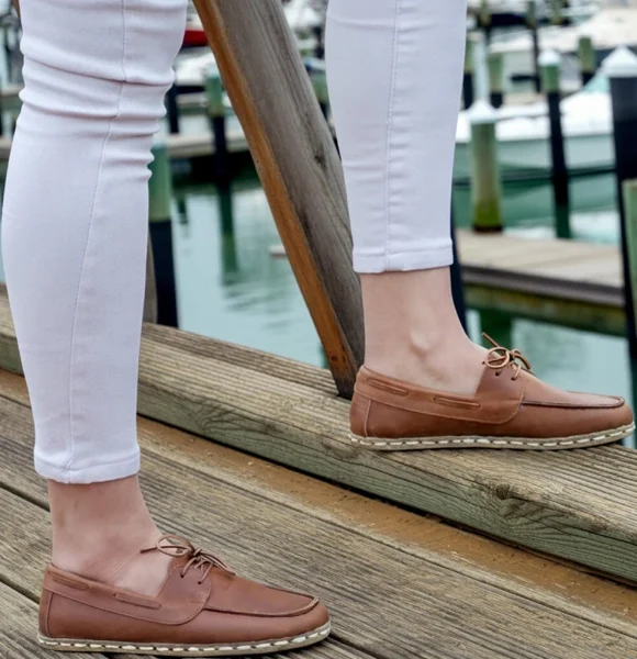 Handmade-Brown-Barefoot-Boat-Shoes-for-Women