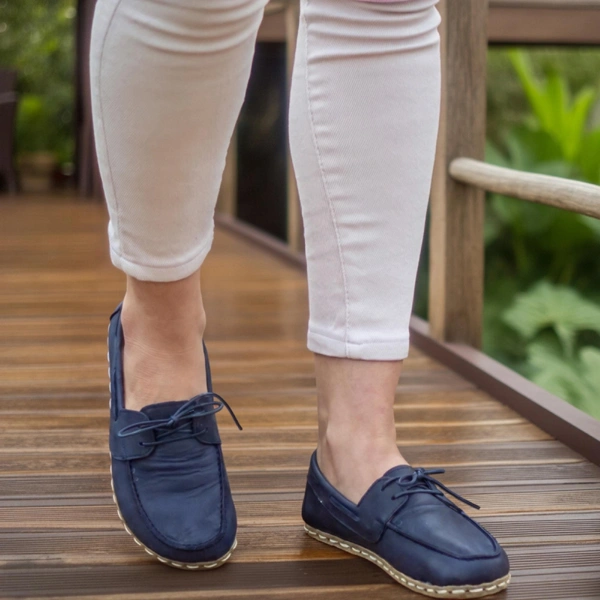 Handmade-Navy-Blue-Barefoot-Boat-Shoes-for-Women