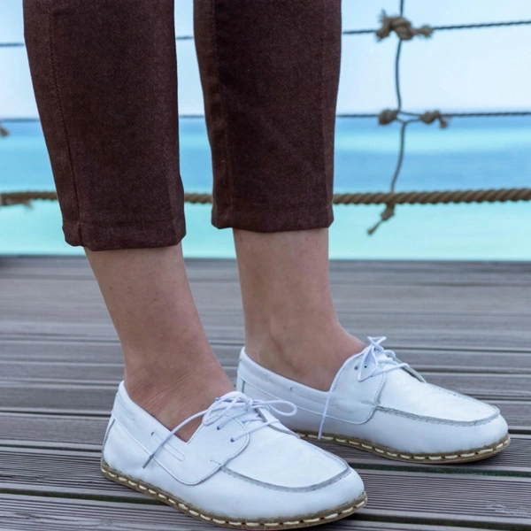 Handmade-White-Barefoot-Boat-Shoes-for-Women