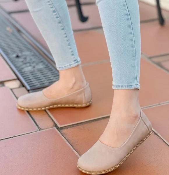 Handmade-Barefoot-Beige-Ballet-Shoes-for-Women