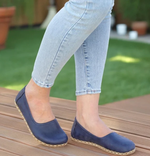 Handmade-Navy-Blue-Barefoot-Ballet-Shoes-for-Women