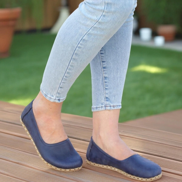 Handmade-Navy-Blue-Barefoot-Ballet-Shoes-for-Women