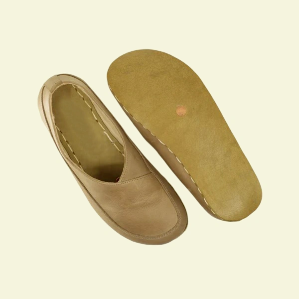 Women-Handmade-Beige-Barefoot-Flat-Shoes