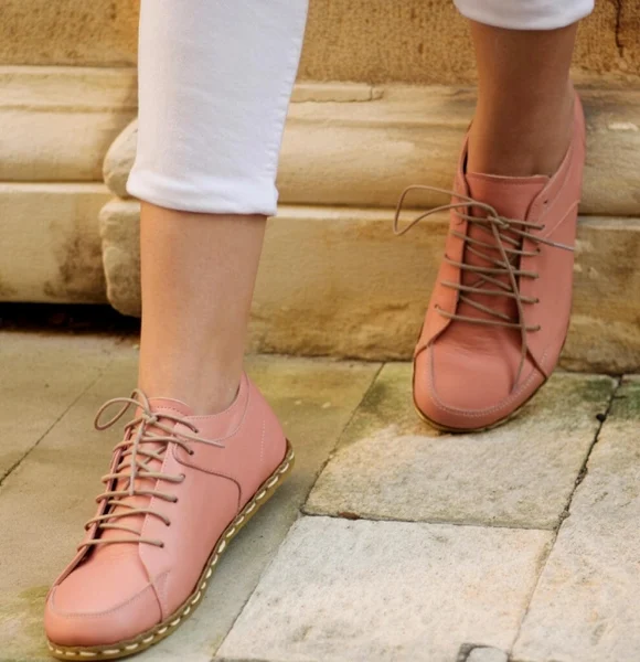 Women-Handmade-Pink-Barefoot-Sneakers