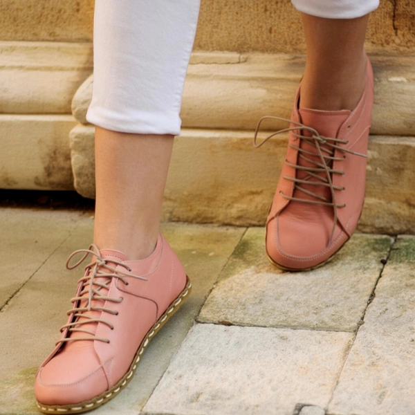 Women-Handmade-Pink-Barefoot-Sneakers