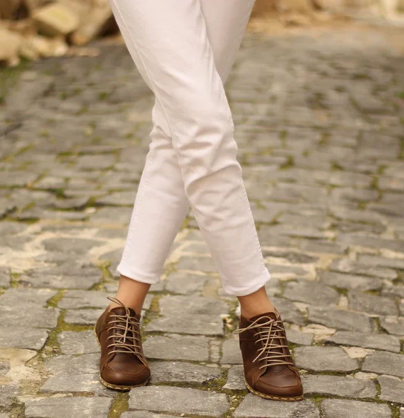 Handmade Coffee Brown Barefoot Sneakers