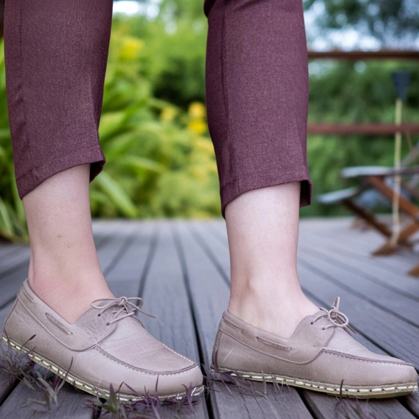 Handmade-Light-Brown-Barefoot-Boat-Shoes-for-Women