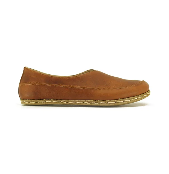 Women Handmade Brown Barefoot Flat Shoes