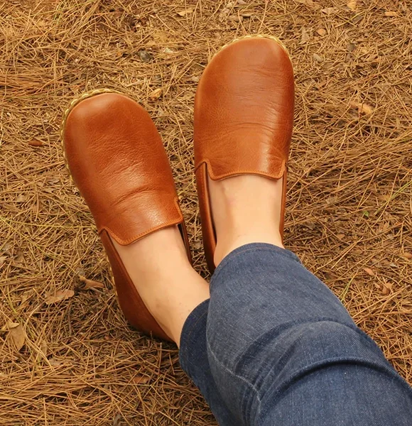 Brown Barefoot Loafers