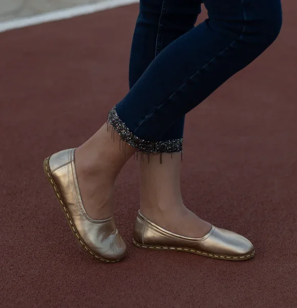 Barefoot Gold Ballet Flats