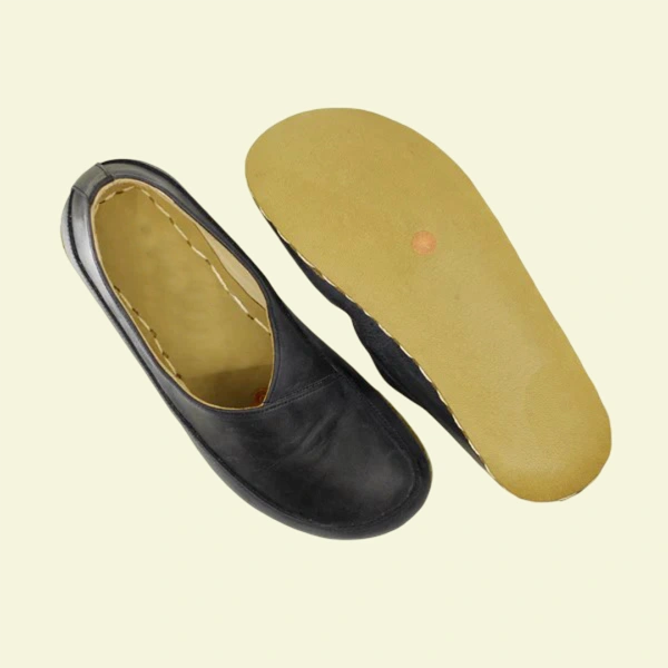 Women-Handmade-Navy-Blue-Barefoot-Flat-Shoes