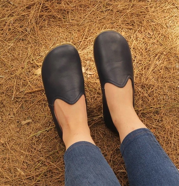 Dark Blue Barefoot Slip On Shoes