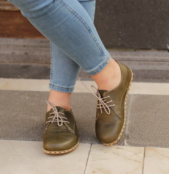 Green Barefoot Oxford