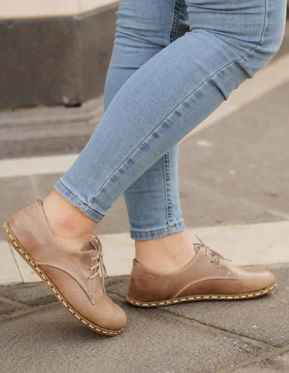 Light Brown Barefoot Oxford