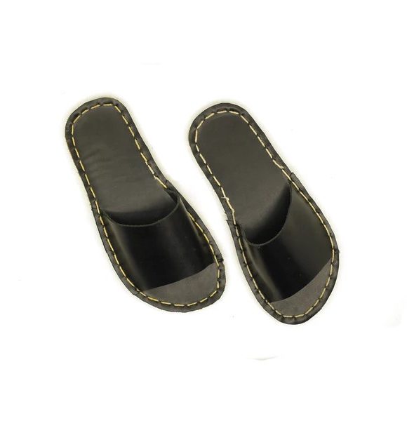 Women Barefoot Handmade Black Slippers