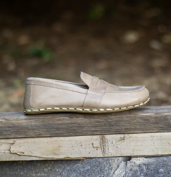 Handmade Beige Barefoot Earthing Women Penny Loafers