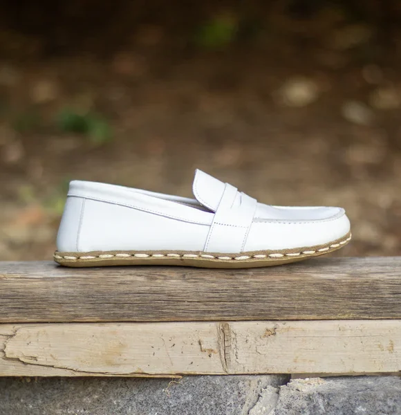 Handmade White Barefoot Earthing Women Penny Loafers