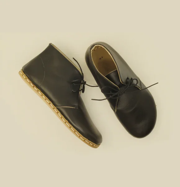 Barefoot Black Chukka Boots
