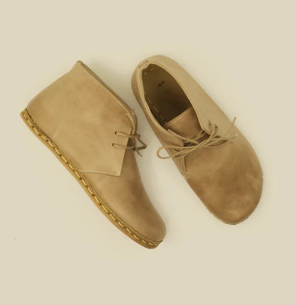 Barefoot Light Brown Chukka Boots