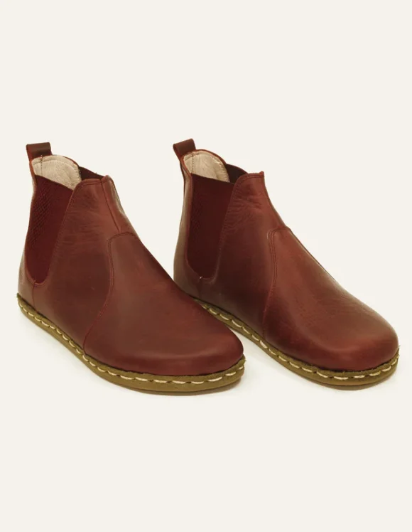 Barefoot Chelsea Boots Burgundy