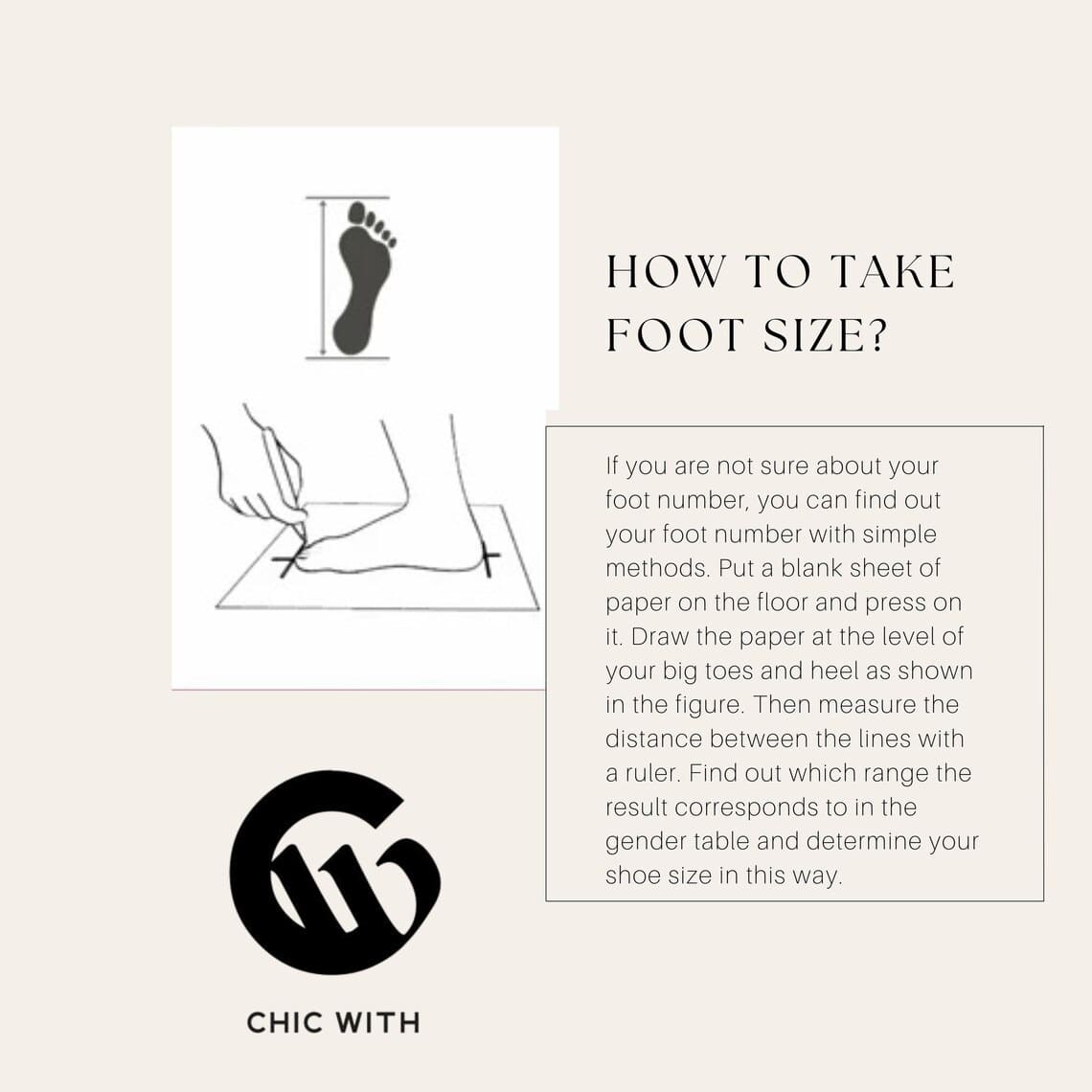 how to measure foot